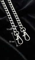 Metal Purse Chain Strap, 14 / 42 inch Replacement Bag Handle