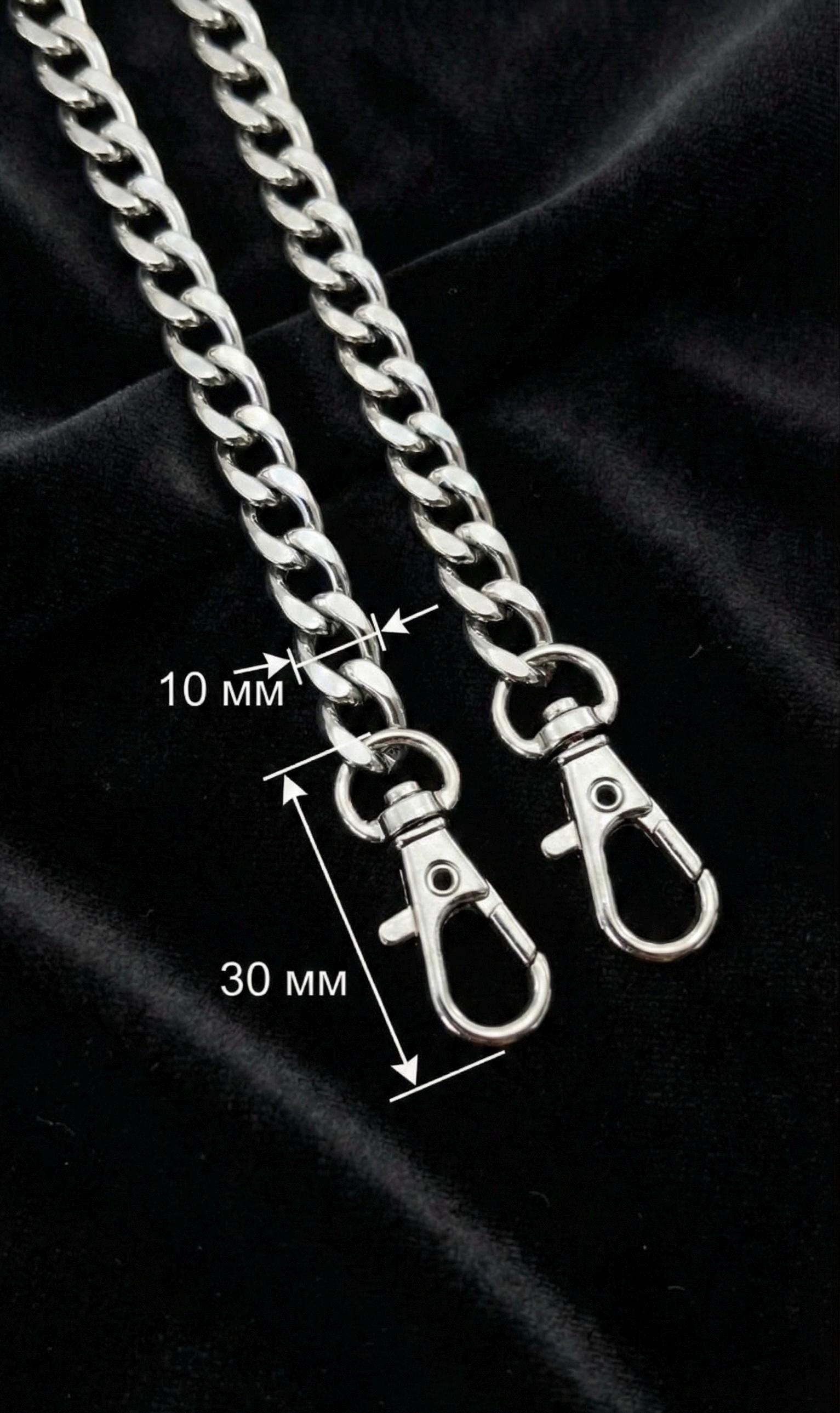 Metal Purse Chain Strap, 14 / 42 inch Replacement Bag Handle